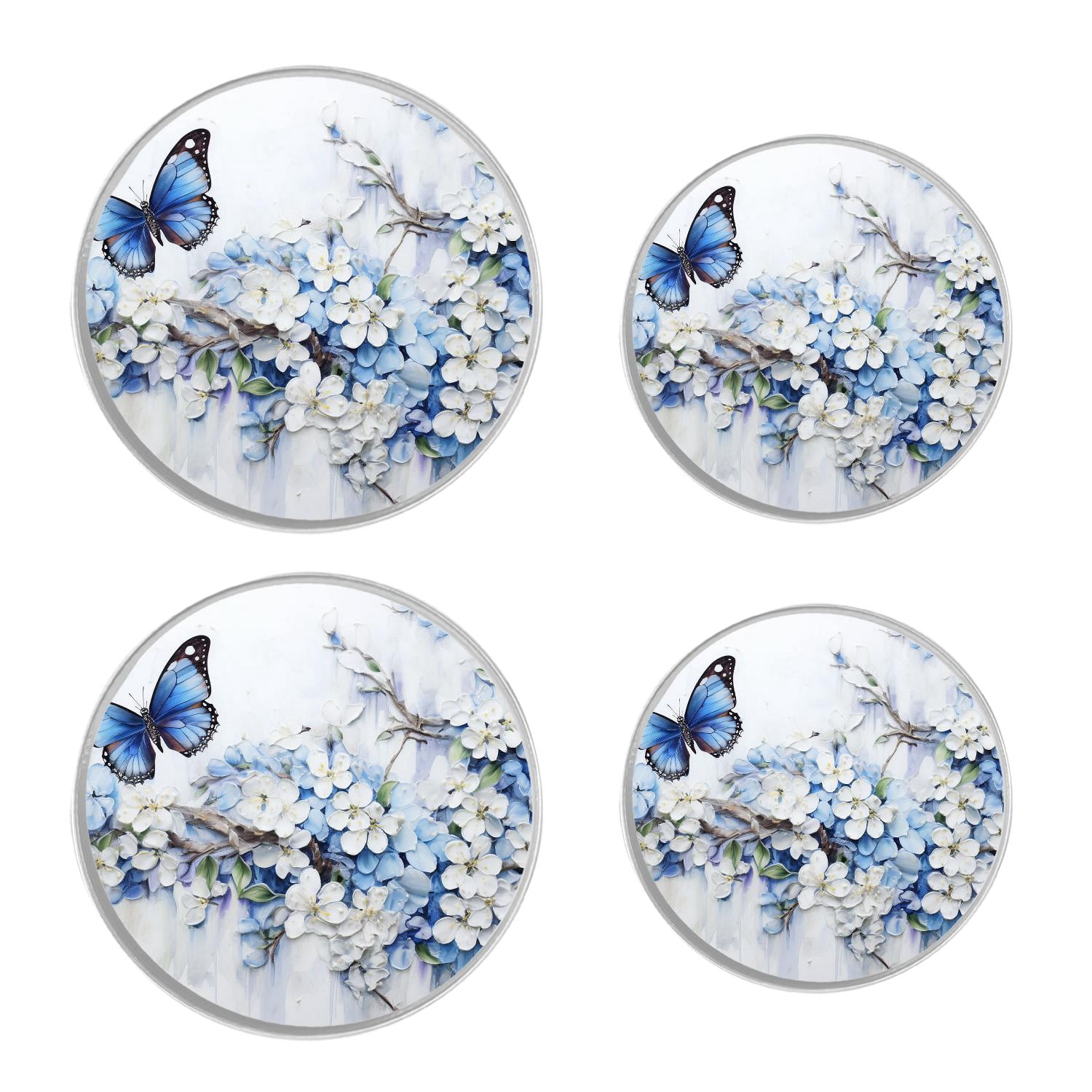 Round Stove Burner Covers 4 Pcs Metal Electric Stove Burner Covers ...