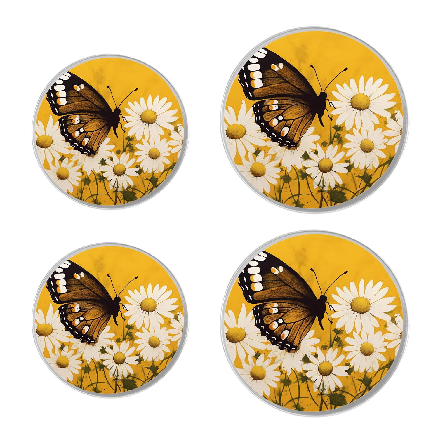 Round Stove Burner Covers 4 Pcs Metal Electric Stove Burner Covers ...
