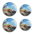 thumbnail image 1 of Round Stove Burner Covers 4 Pcs for Home Decor Cooktop Decorative ,lighthouse blue sky Art, Metal Round Stove Burner Covers 8Inch And 10Inch, 1 of 6