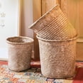 thumbnail image 1 of Round Straw Basket, 1 of 9