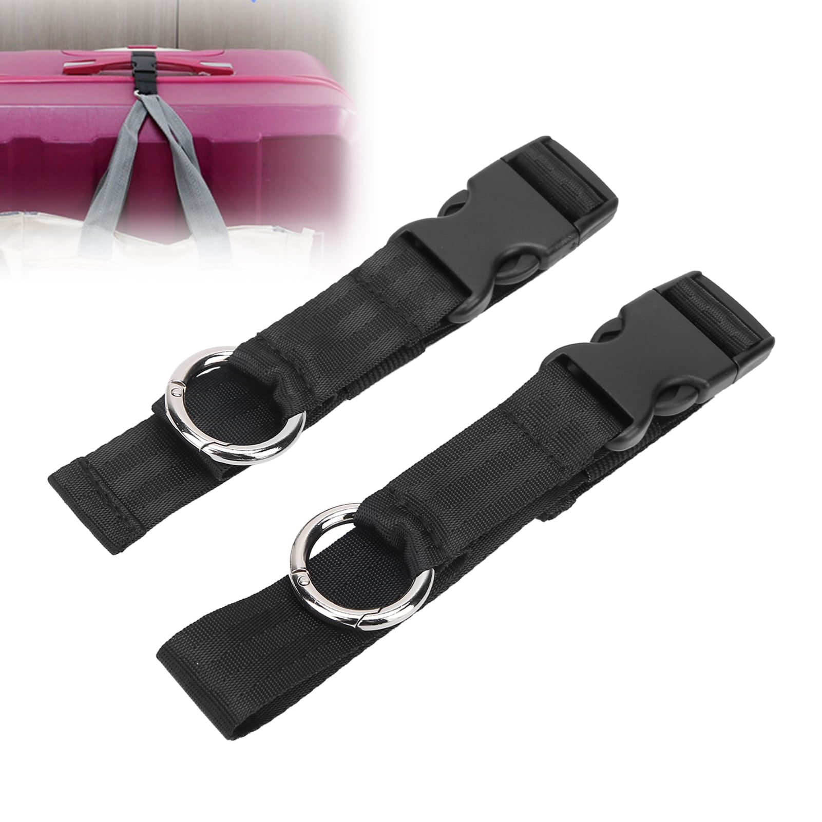 Round Strong Handy Hooks Clips Hanger, Multifunctional Luggage Walker