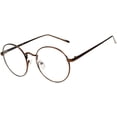 thumbnail image 1 of Round Sunglasses - (71) Bronze Frame / Clear Lens, 1 of 3