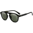 thumbnail image 1 of Round Sunglasses Women Men Vintage Circle Eyewear Plastic Sun Glasses Shades, 1 of 8
