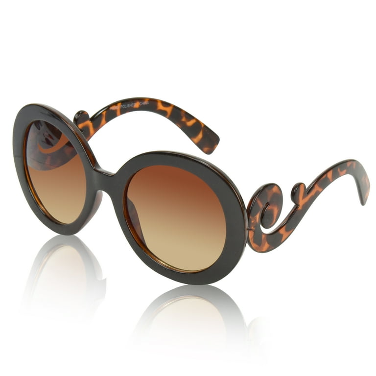 Designer sunglasses round hot sale