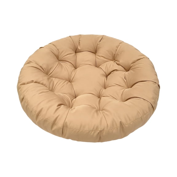 Round Swing Cushion 50cm Waterproof Fabric Sun Resistant Designs for Garden Baskets