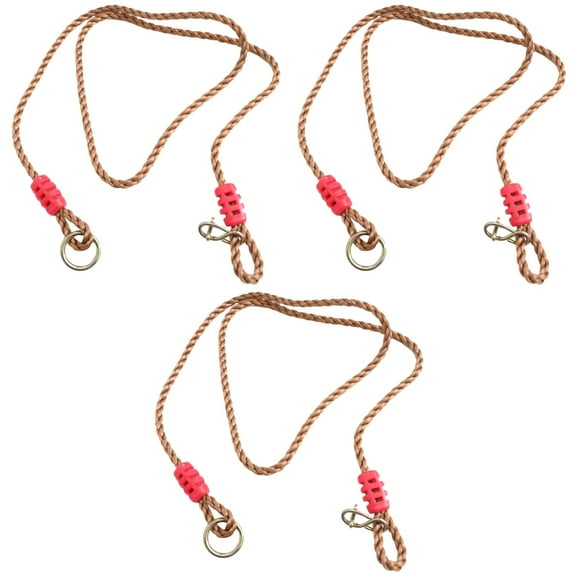 CIMAXIC Swing Hanging Straps Khaki Durable Safe Design Fits All Swings 3Pcs