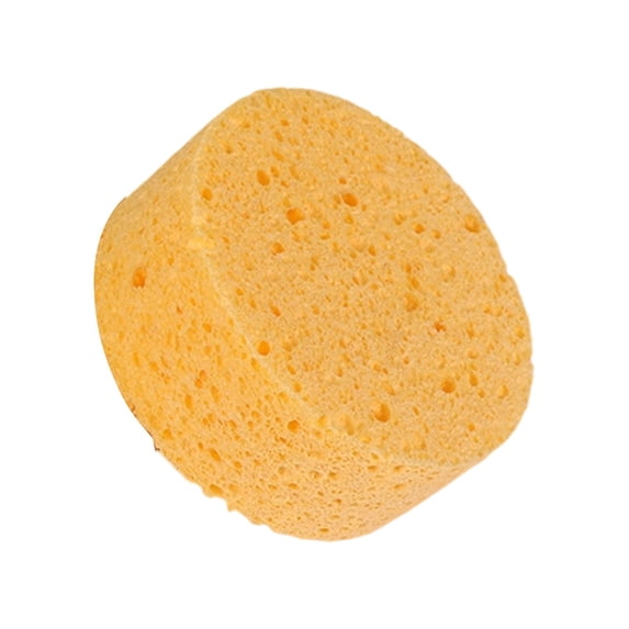 Round Synthetic Sponge, 1pc Cleaning Scrub Sponge, Dish Wash Sponge Non Scratch Super Absorbent Scrubber Sponge for Home/Kitchen/Car Washing (3.93×1.57 inch)