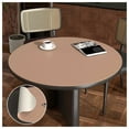 thumbnail image 1 of Round Table Cloth,PVC leather placemat,Wipeable Waterproof Heat Proof Tablecloths for Dining Room Table, Coffee Table Mat, 1 of 6