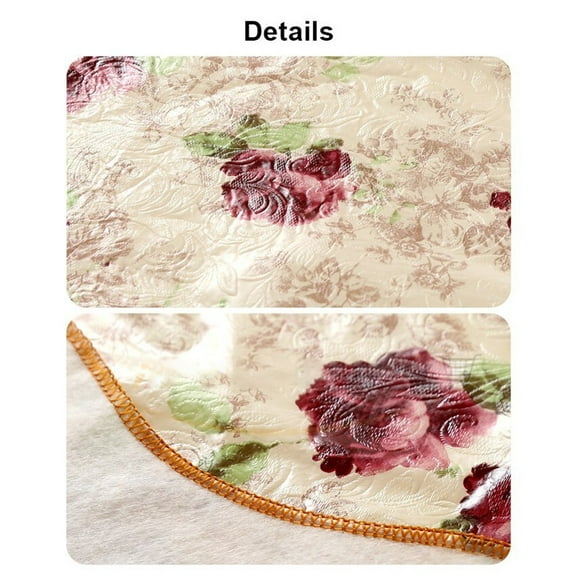 Round Table Cloth Table Cloths Round for 6 Seaters 4 Seaters Round Table Cover Rose（152Cm）