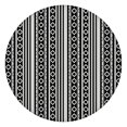 thumbnail image 1 of Round Table Cloth with Elastic Edge and Boho Floral Pattern, 44 Inch Fits 38-42 Inch Tables, Liquid Resistant for Christmas Party, 1 of 7