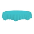 thumbnail image 1 of Creative Converting Touch of Color Octy-Round Paper Table Cover, 82-Inch, Bermuda Blue, 1 of 2