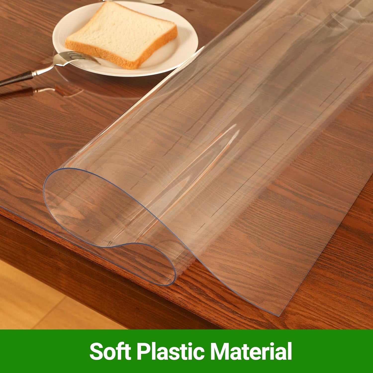 Round Table Cover Protector 36 Inch - Waterproof Thick Vinyl Table Pad ...