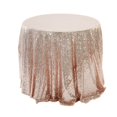 thumbnail image 1 of Round Table With Sequined Small Tablecloth, 60Cm, 1 of 4