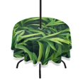 thumbnail image 1 of Round Tablecloth 60*60 Inches Round Tablecloth Outdoor Style Tablecloth With Umbrella Holes Tablecloth Outdoor Suitable For Kitchens and Dining Rooms Cartoon Grass, 1 of 8