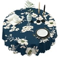 thumbnail image 1 of Round Tablecloth 60x60 Inch Spring Summer Round flower Table Cover for Dinner Party Picnic, 1 of 5