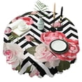 thumbnail image 1 of Round Tablecloth 60x60 Inch flower Round Spring Summer Table Cover for Party Picnic Dinner, 1 of 5