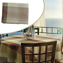 Round Tablecloth Fall Round Tablecloth Fall Plaid Tablecloth Autumn Fall Thanksgiving Checkered Tablecloth Dust-Proof Wrinkle Resistant Rustic Tablecloth
