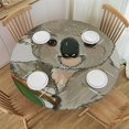 Round Tablecloth,Hand Drawn Cute Koala Indoor & Outdoor Table Cover for