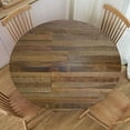 thumbnail image 1 of Round Tablecloth Hardwood Reclaimed Wood Textured Background Elastic Edge Table Covers for Indoor Outdoor, Fit for Diameter 36.2"-40.1" Round Table, Style 195, 1 of 4