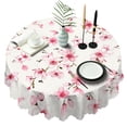 thumbnail image 1 of Round Tablecloth Spring Summer 60x60 Inch Round Table Cover for Party Dinner Picnic flower, 1 of 5