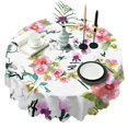 thumbnail image 1 of Round Tablecloth Spring Summer 60x60 Inch flower Table Cover for Party Picnic Dinner Round, 1 of 5
