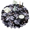 thumbnail image 1 of Round Tablecloth Spring Summer flower Round 60 x 60 Inch Table Cover for Party Dinner Picnic, 1 of 5