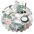 thumbnail image 1 of Round Tablecloth Spring Summer flower Table Cover 60 x 60 Inch Round for Dinner Party Picnic, 1 of 5