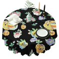 thumbnail image 1 of Round Tablecloth Spring Summer flower Table Cover for Party Dinner Picnic 60x60 Inch Round, 1 of 5