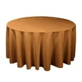 thumbnail image 1 of Round Tablecloth, Waterproof & Stain Resistant Table Cloth Wrinkle Free Fabric Washable Polyester Table Cover for Spring/Party/Outdoor(55Inch,Light Brown), 1 of 8