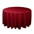 thumbnail image 1 of Round Tablecloth, Waterproof & Stain Resistant Table Cloth Wrinkle Free Fabric Washable Polyester Table Cover for Spring/Party/Outdoor(70.9Inch,Wine), 1 of 8