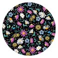thumbnail image 1 of Round Tablecloth with Elastic Edge, Bright Daisy Floral Print for Home or Patio, Easy Care Fabric, Fits 44-52 Inch, 1 of 7