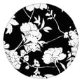 thumbnail image 1 of Round Tablecloth with Elastic Edge and Soft Floral Print, Durable Water-Resistant Polyester for Kitchen or Patio, Fits 44-52 Inch, 1 of 7