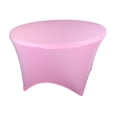 thumbnail image 1 of Round Tablecloth with Four Corner Elastic Bands for Secure Universal Fit on Large Circular Dining and Wedding Tables, 1 of 4