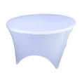 thumbnail image 1 of Round Tablecloth with Four Corner Elastic Bands for Secure Universal Fit on Large Circular Tables, 1 of 4
