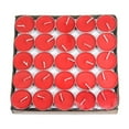 thumbnail image 1 of Round Tea Light Candles 50 Count Box Unscented Aluminum Cup Candles for Wedding Birthday Romantic Dinner Decoration Party Centerpieces Home Ambiance Lighting, 1 of 4