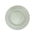 thumbnail image 1 of Round Textured Peacock Plastic Charger Plates, 13-Inch, 1-Count (Silver), 1 of 1