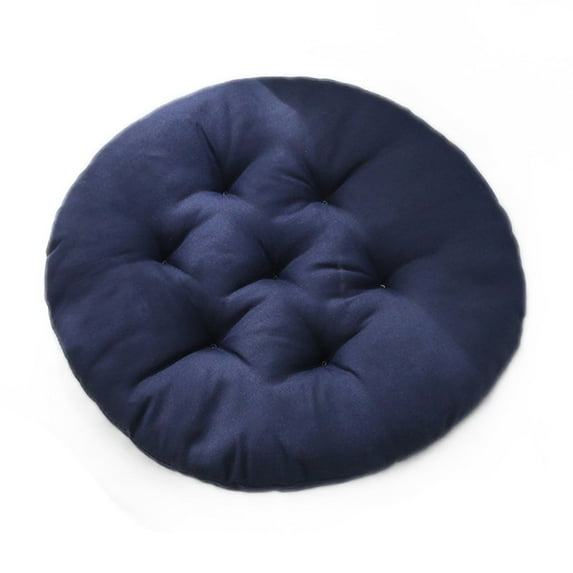 Round Thick Seat Cushion 16x16 Inch Office Chair Pad Memory Foam Support Home Decor All-Season Use