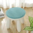 thumbnail image 1 of Round Thickened Chair Cushion | Soft Comfortable Seat Pad with Strap | Non-Deforming Plush Pillow | 12 Inch (30cm) Diameter | All-Season Indoor Balcony Bedroom Seating, 1 of 5