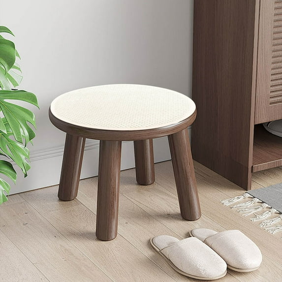 Round Thickened Seat Cushion | Soft Durable Material | Non-Slip Strap | Resilient Filling for Shape Retention | 30 cm Diameter | Comfortable Indoor Outdoor Seating Pillow