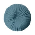 thumbnail image 1 of Round Throw Pillow Velvet Home Decoration Pleated Round Pillow Cushion for Couch Chair Bed 15 inch, 1 of 6