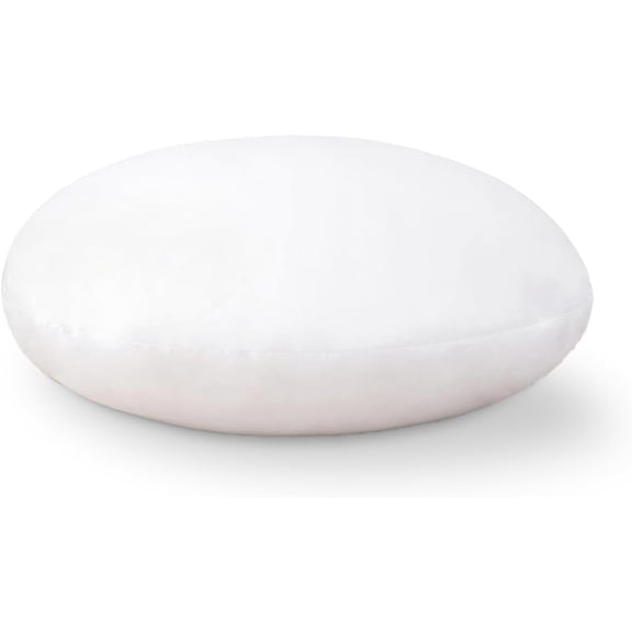 Round Throw Pillows Insert, Pillow Form Stuffer for Decorative Cushion Bed Couch Sofa