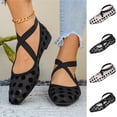thumbnail image 1 of Round Toe Comfortable Women's Casual & Dress Shoes Daily Wear Spring Summer Plus Size Business Casual Comfortable Daily Commute Shoes for Women White B 9.5, 1 of 7