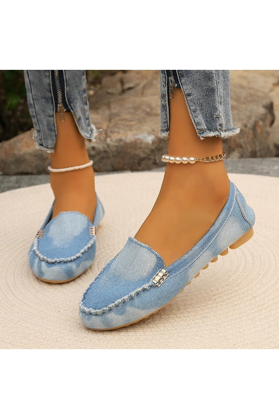 Round Toe Flat Loafers