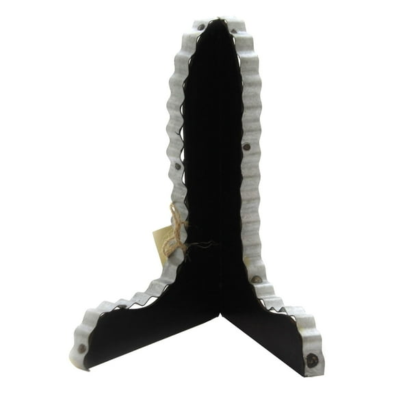 Round Top Collection Black Galvanized Easel Mini Picture Frame Holder Y19170