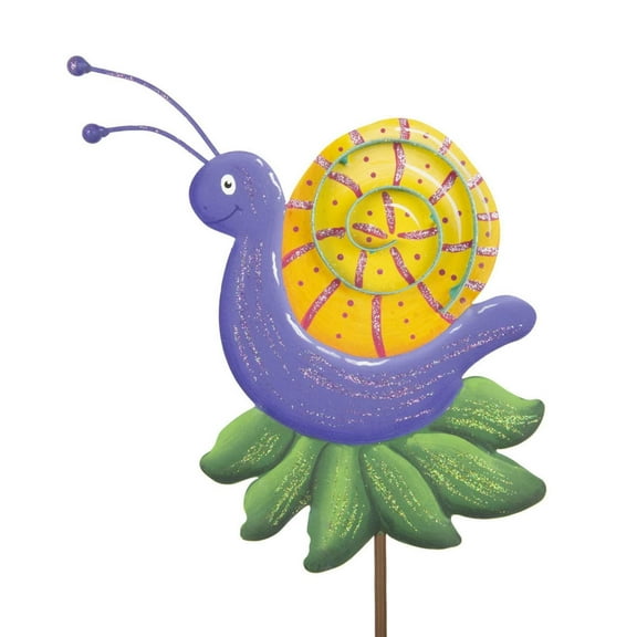 Round Top Collection Snail Stake Metal Yard Decoration S22037
