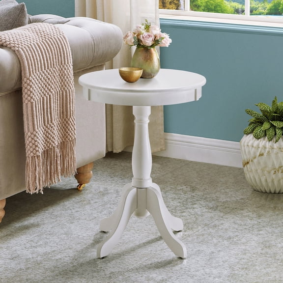 Round Top Table - Sturdy for Family Meals - Rustic Living - Integrates Well