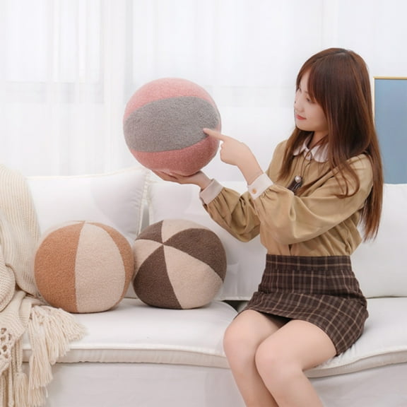 Round Toy Pillow Shooting Prop Home Sofa Decoration Tatami Cushion Colorful Selection for Photography Props and Cozy Living Room Decor Topliu