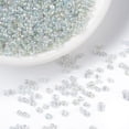 thumbnail image 1 of Round Transparent Colors Rainbow Glass Seed Beads Clear 12/0 2mm Hole: 1mm about 3306pcs/50g, 1 of 5