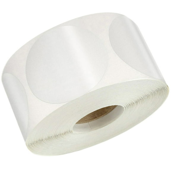Round Transparent Sticker Labeling Stickers Labels For Envelopes Office and Supplies Sealer Mailing Postcard