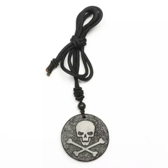 Round Triangle Shungite Stones Crystal Necklace Rope Pendant Protection EMF Gift